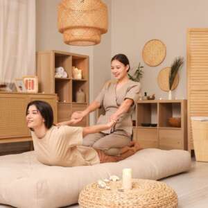 Thai traditional massage
