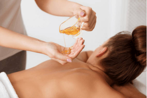 Hot Oil Massage Hot oil massage